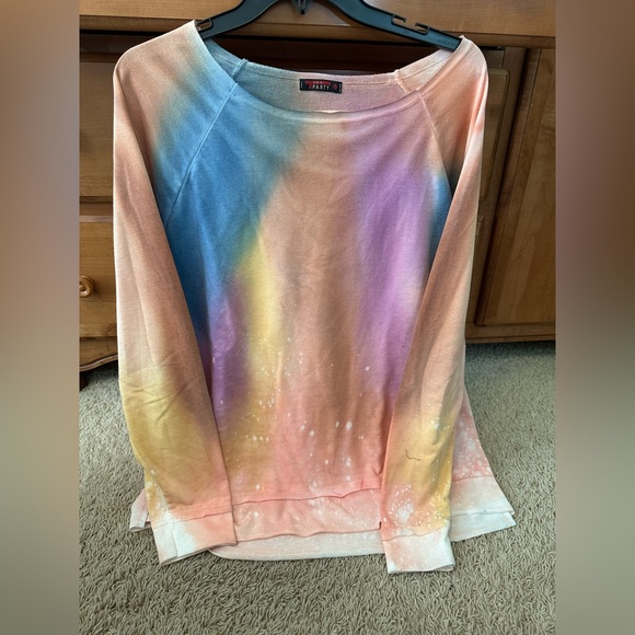 T Party Fashion Tops - NWOT TPARTY BOAT NECK SWEATER